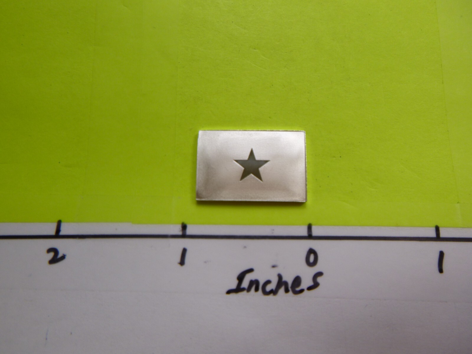 FLAG OF WEST FLORIDA IN 1810 NICE SILVER BAR RARE COOL ITEM OF THE COUNTRY #B