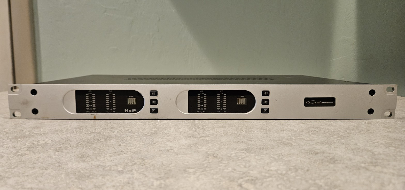 Telos HX2 Dual Hybrid 2-Ch 1U Rackmount Signal Processor XLR I/O Remote