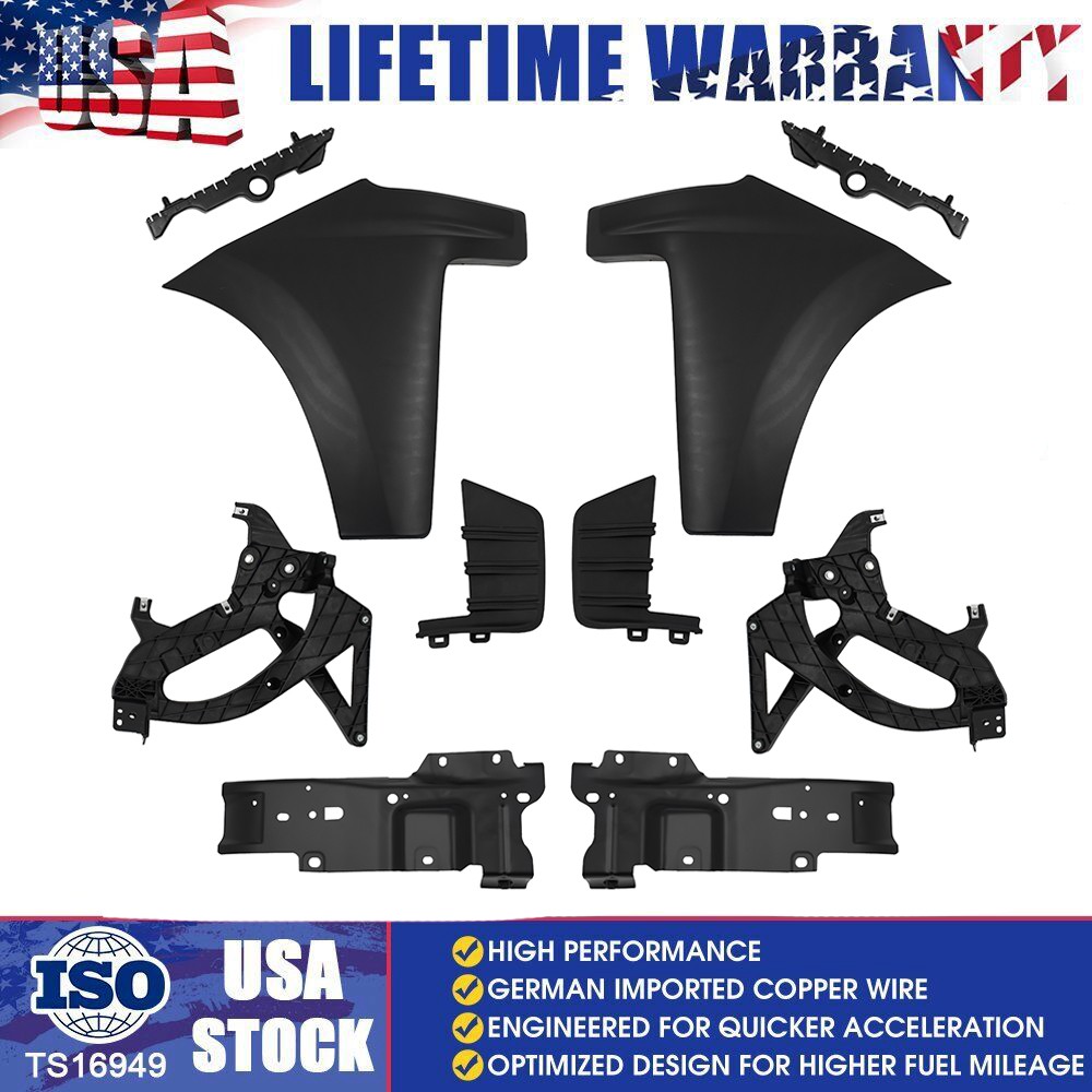 Front Bumper w/ Bracket For 2019 2020 2021 2022 Chevrolet Silverado 1500