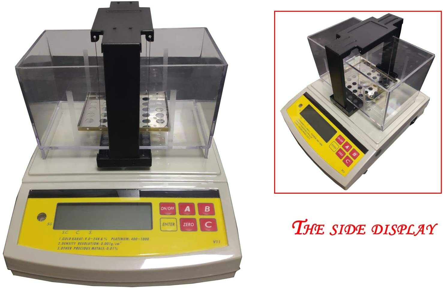 Gold Density Meter Precious Metal Analyzer Gold Silver Purity Tester Machine