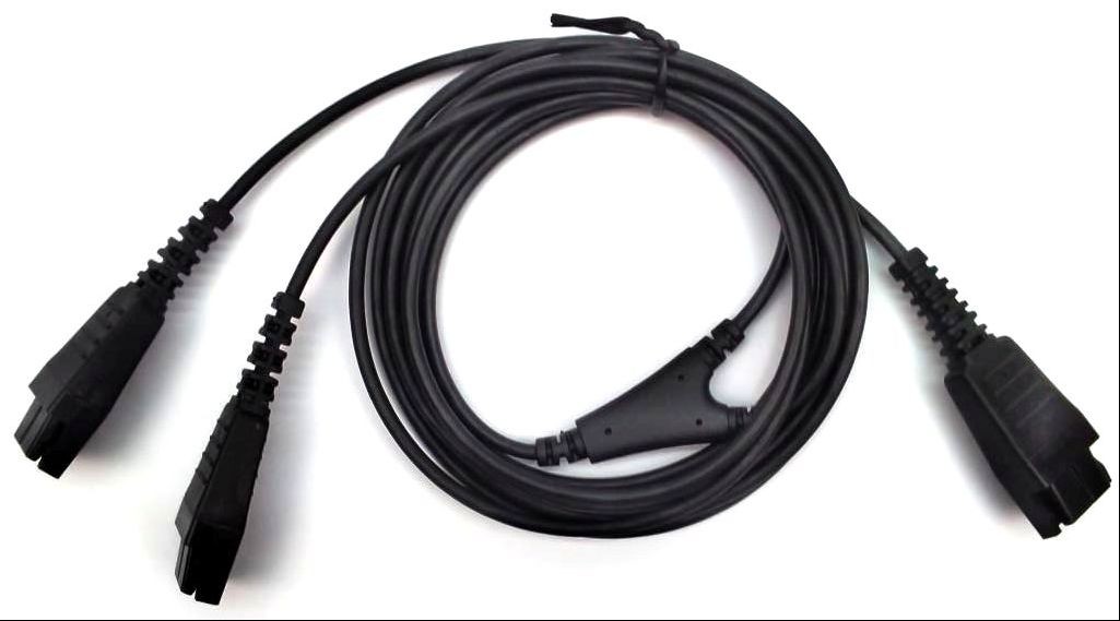 Global Teck Splitter Y-Cord Live Mute Version 8312-009 - Jabra Biz 2300 Headset