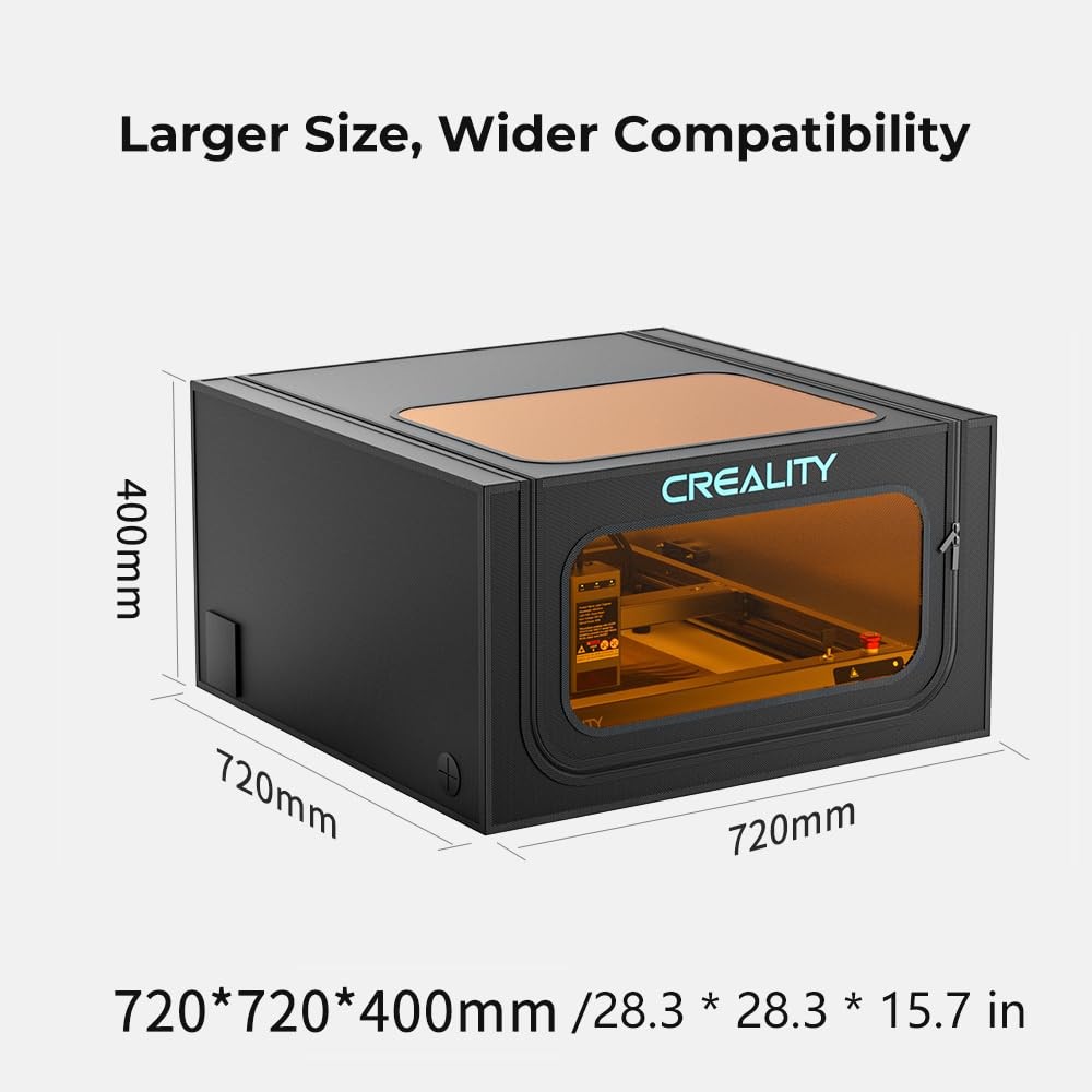 Creality Laser Engraver Enclosure Pro Fireproof and Dustproof Protective Cover