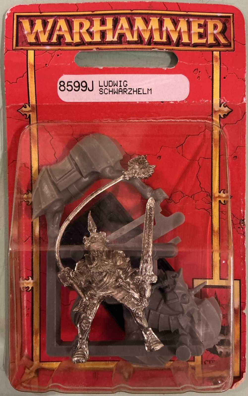 Warhammer 8599J Ludwig Schwarzhelm NIB OOP Metal & Plastic