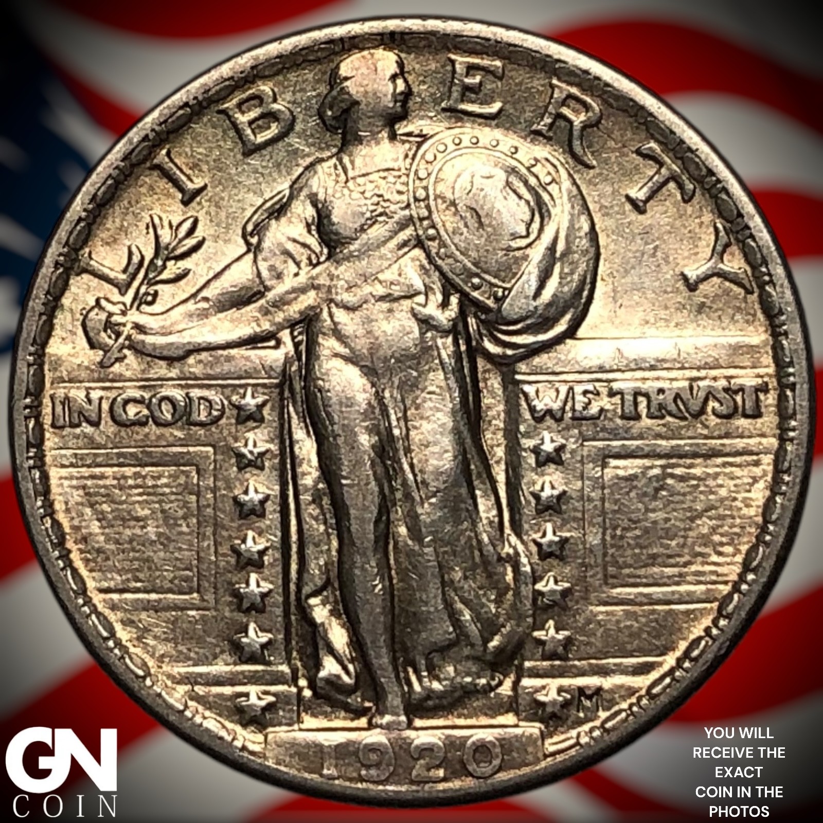 1920 P Standing Liberty Quarter Z6464