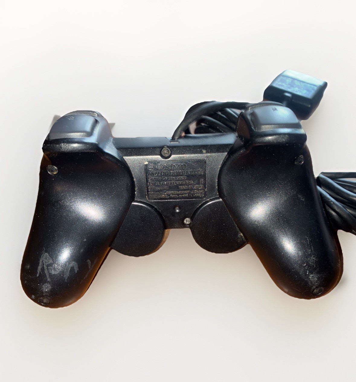 Sony PS2 BLACK Wired Controller OEM DualShock PlayStation 2 AUTHENTIC