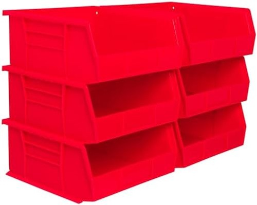 Akro-Mils 30235 AkroBins Plastic Storage Bins, Space-Saving Stackable Bins fo...