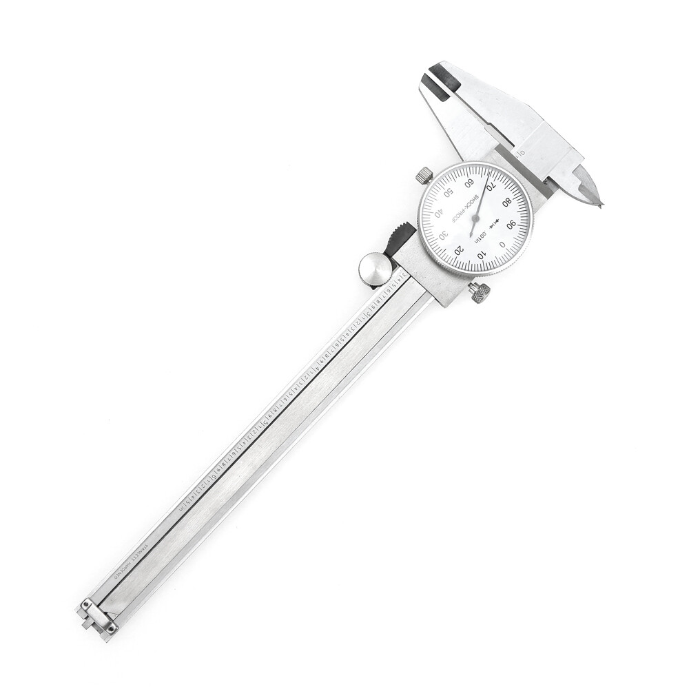 Enkay 806 - 6" Steel Adjustable Dial Caliper with Plastic Storage Case
