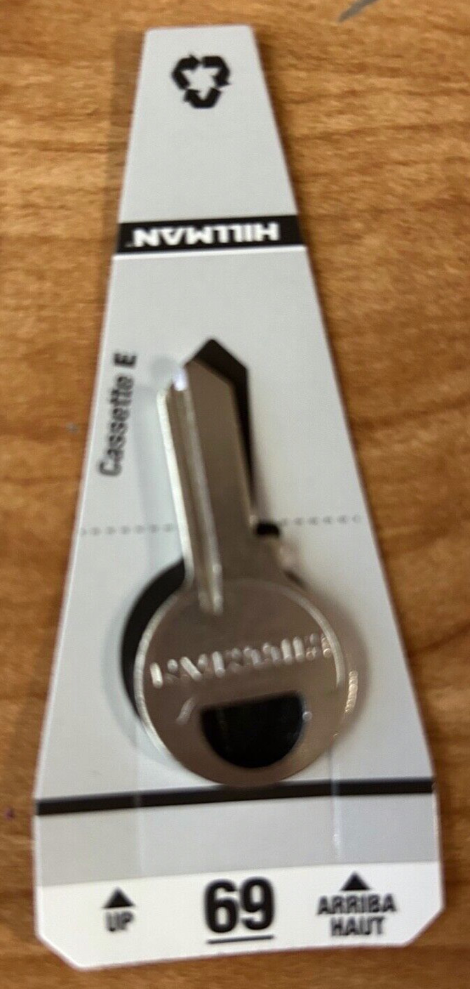 HILLMAN Traditional Key House/Office Padlock Key Blank 69 M1 Single - quantity 2