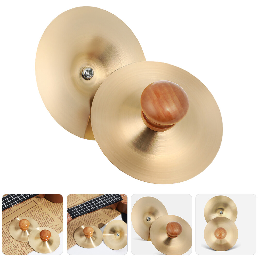 2pcs Finger Cymbals Percussion Instrument Children Finger Cymbals Toddler