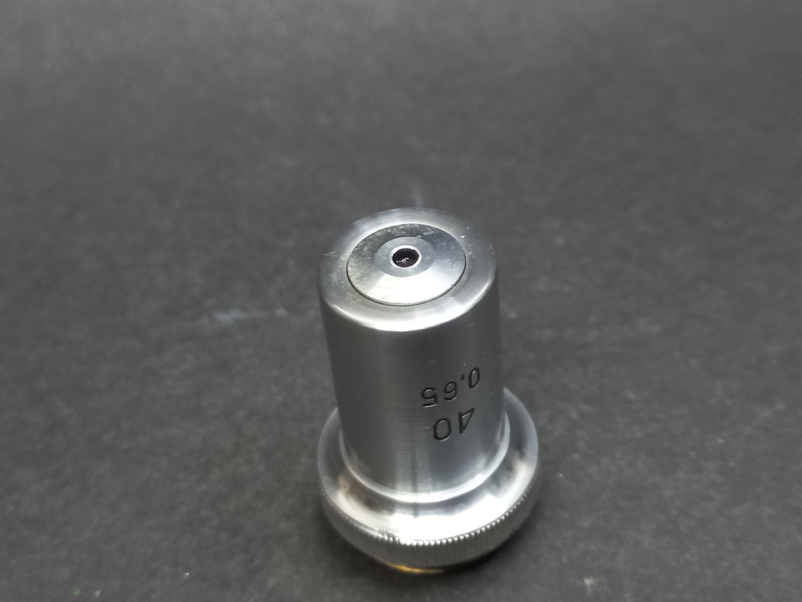 Soviet Vintage Microscope Lens LOMO 40/0,65, USSR Microscope Accessories