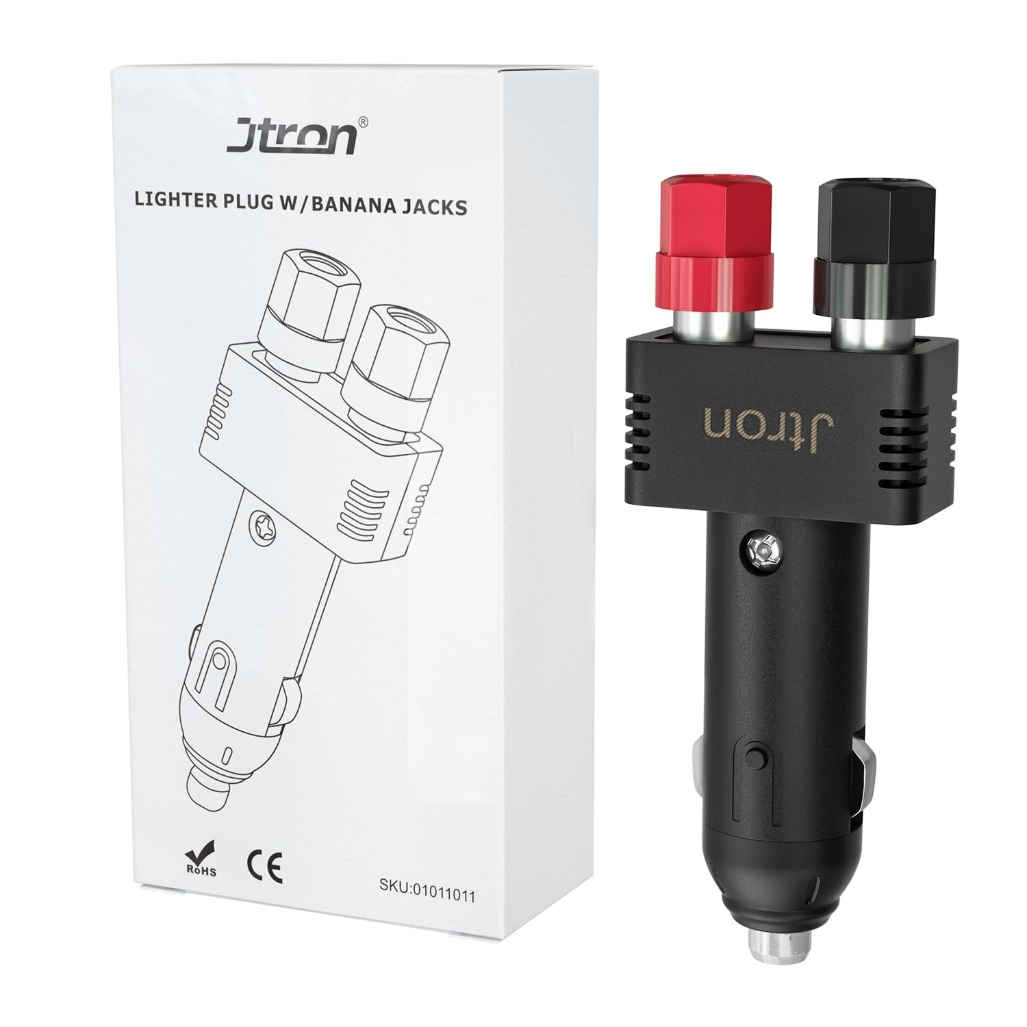 Dc 12v 10a Male Cigarette Lighter Plug with Power Wiring Cable Car to Take Po...