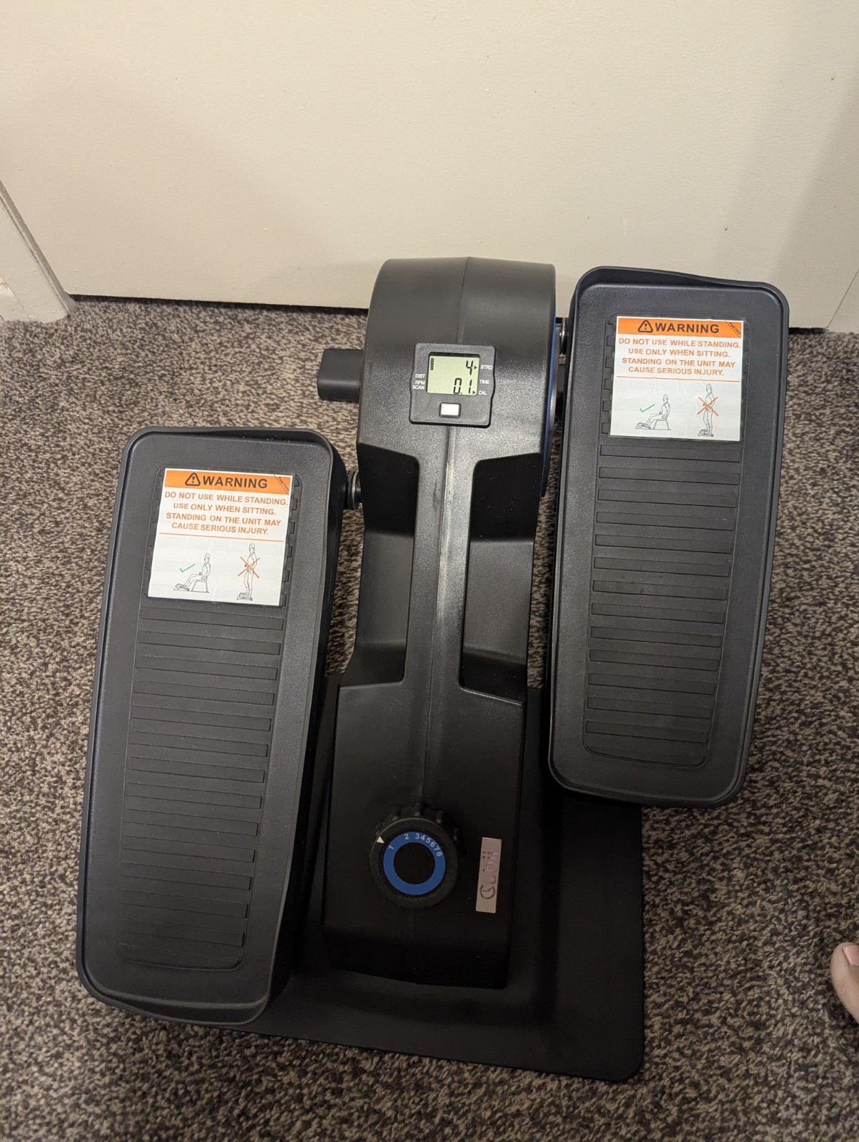 CUBII Under Desk Elliptical JR1 F3A2 Compact Seated Exercise Pedal Bike EUC
