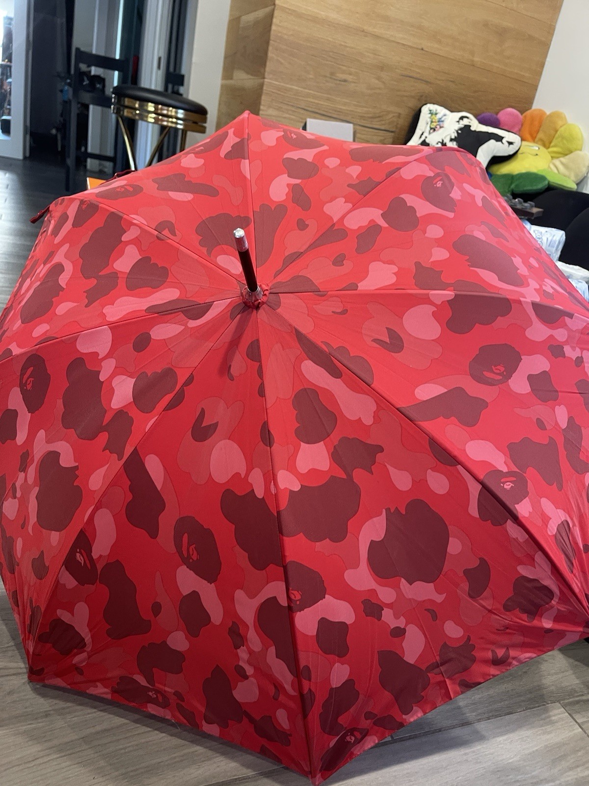 A Bathing Ape Umbrella Red Camo- Authentic