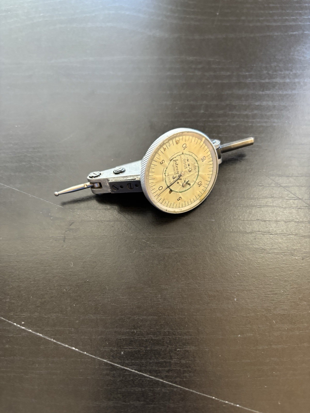 Interapid Horizontal Dial Test Indicator (312B-1) Made In Zwitzerland
