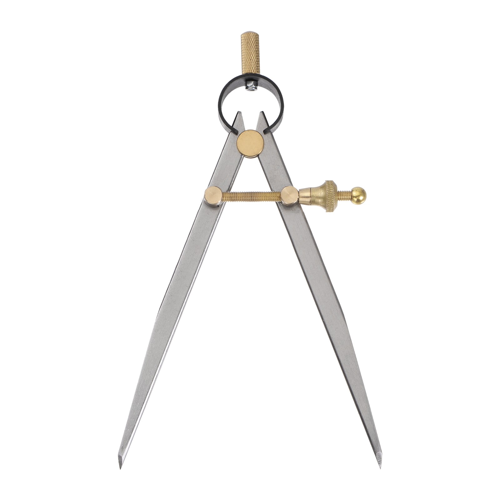 Spring Joint Caliper 6 " Carbon Steel Spring Divider w Brass Fulcrum Flat Leg