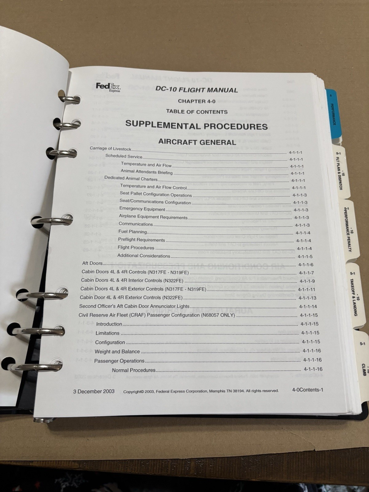 FedEx DC-10 Airplane Flight Manual Training Reference Lot of 3