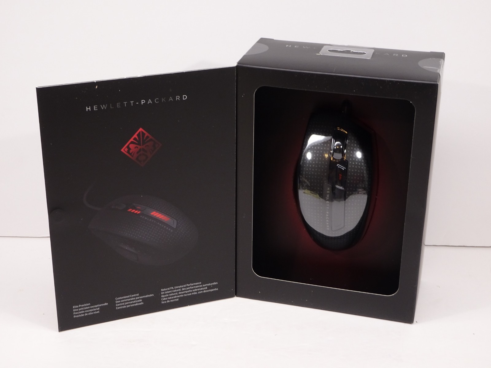 HP Omen X9000 Elite Precision Gaming Computer Mouse 8200 DPI 150 IPS