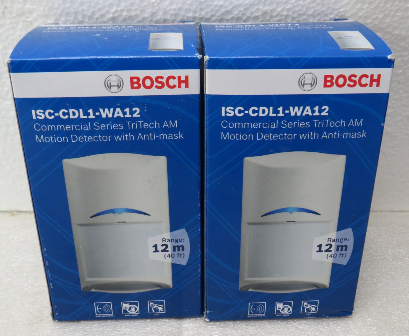 (Lot of 2) Bosch ISC-CDL1-WA12 TriTech+ Motion Detector (FACTORY SEALED) [CTOKT]