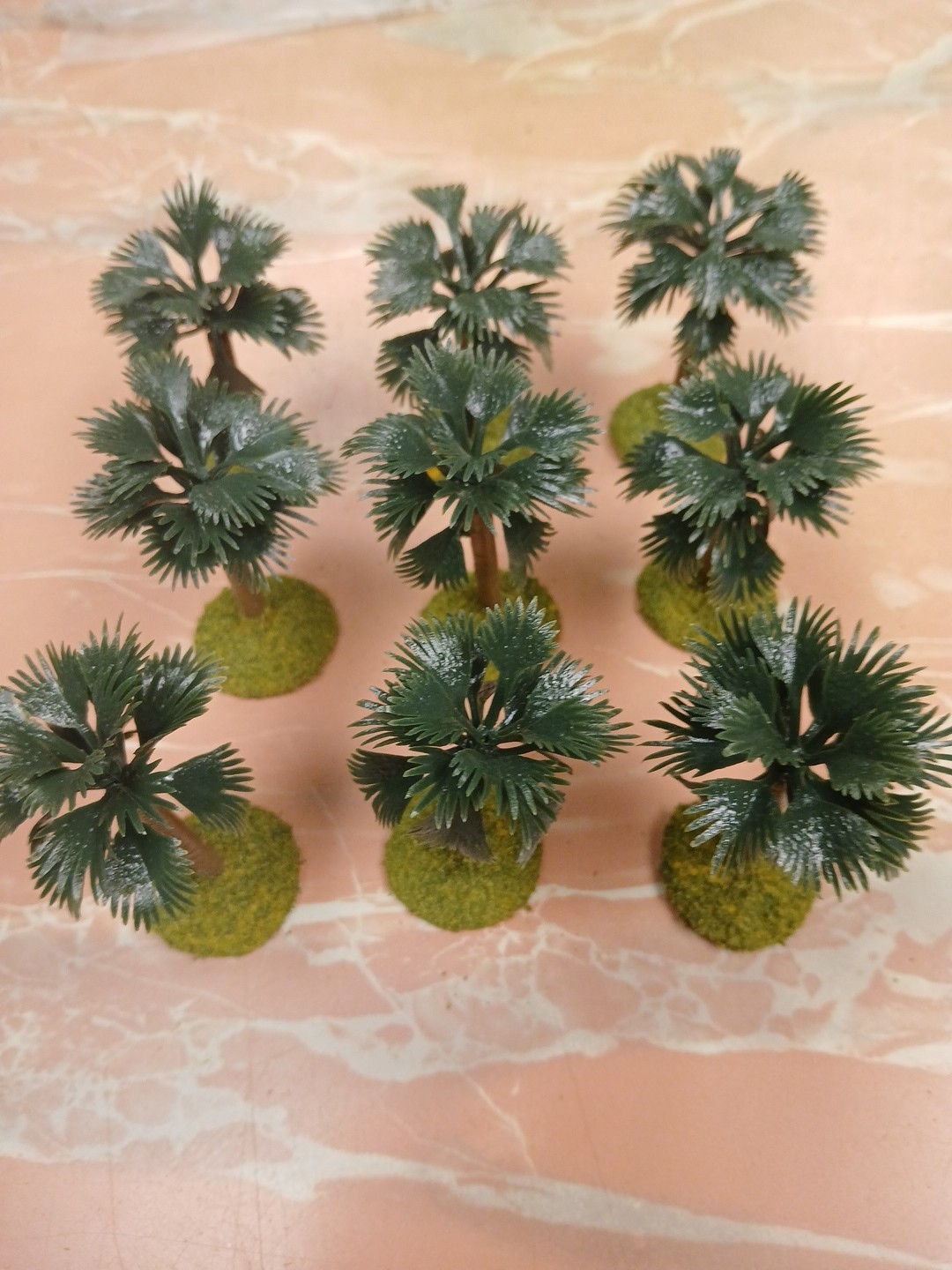 9 based Landscape Model Small Palm Trees wargaming scenery terrain 2.5"