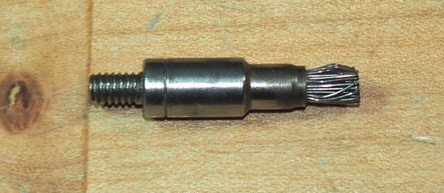 RCBS Primer Pocket Brush-(Lg)(09577)-some bent bristles