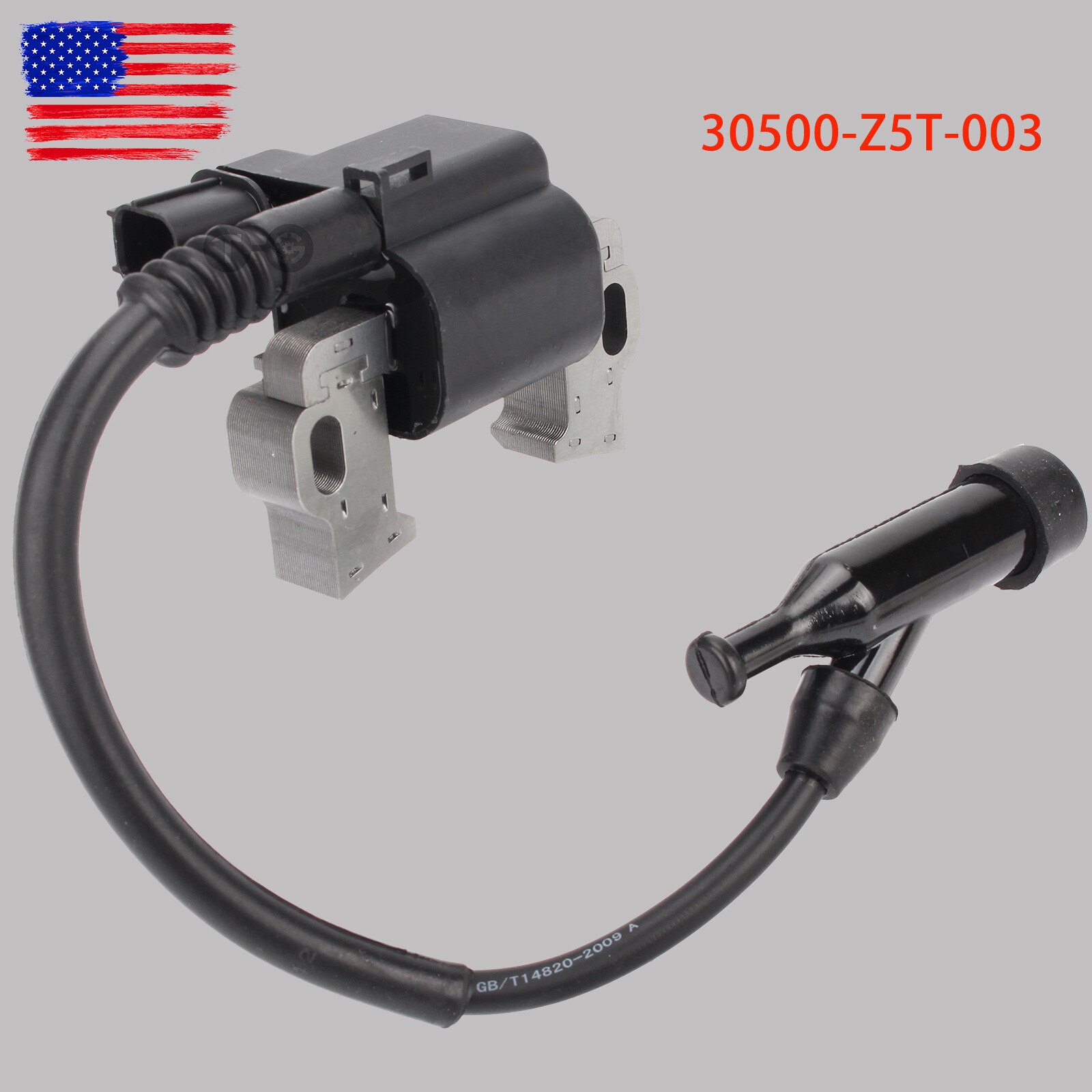 Ignition Coil With 4 Prong For Honda GX240 GX270 GX340 GX390 30500-Z5T-003
