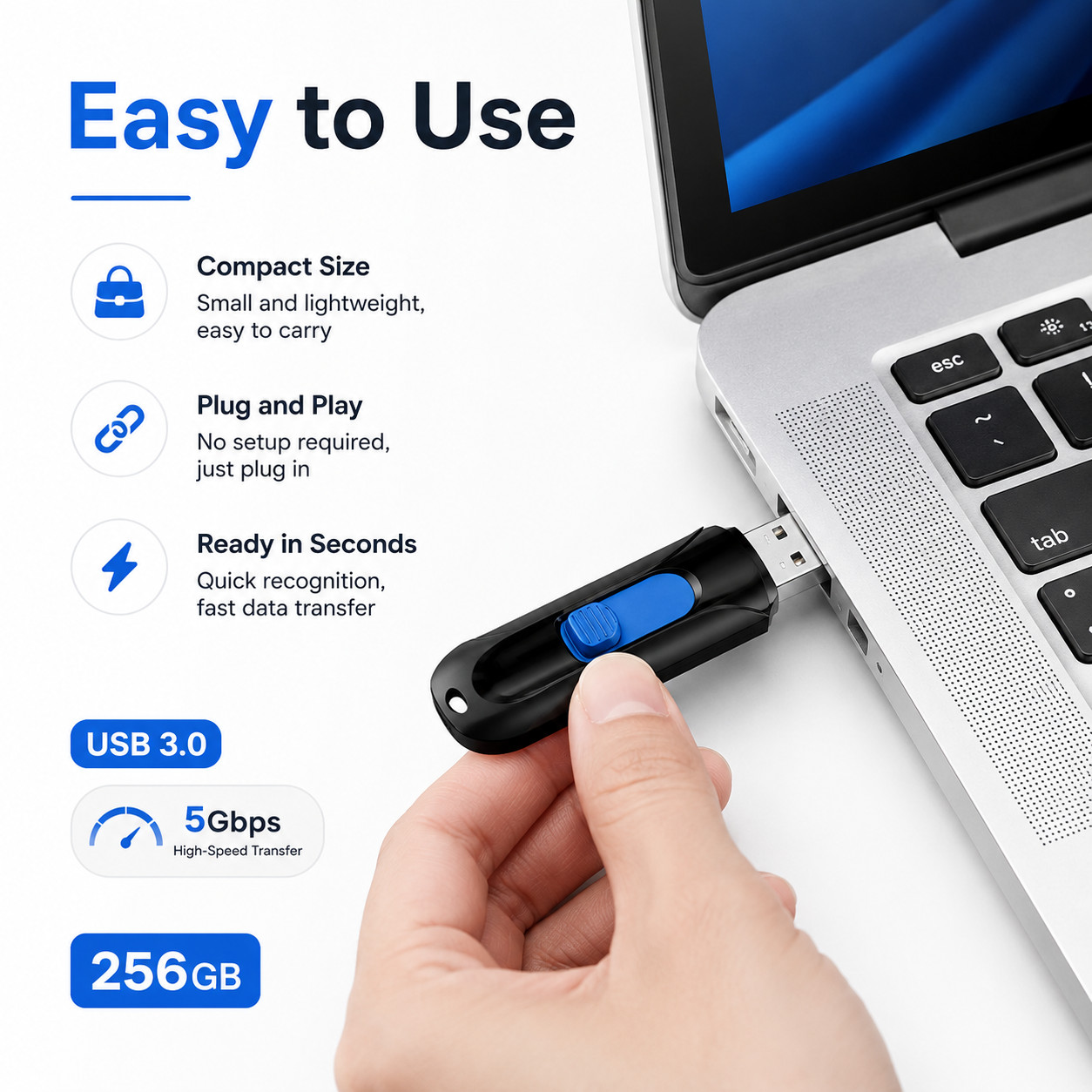 USB 3.0 Flash Drive High Speed Memory Stick For Car TV Laptop 256GB 1024GB LOT