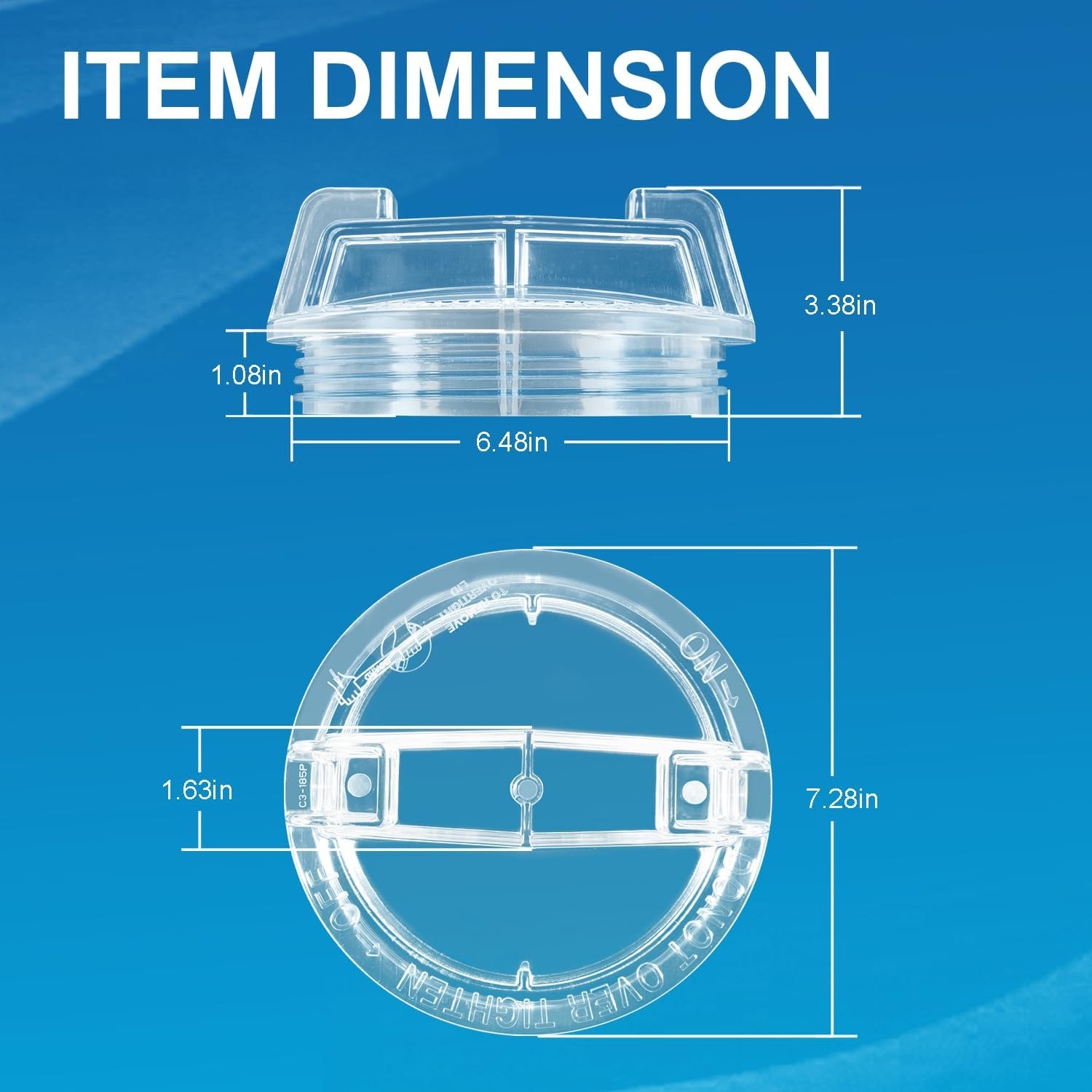 C3-185P Trap Cover Replacement for Pentair Sta-Rite Inground Pool /Spa Pump