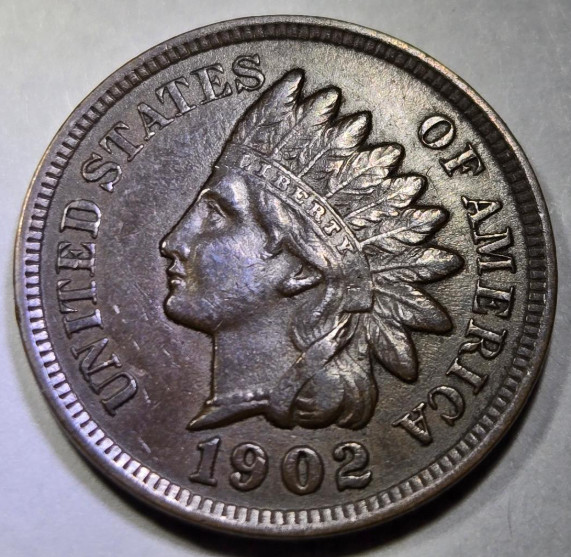 1902 Indian Head Penny Nice Higher Grade BN