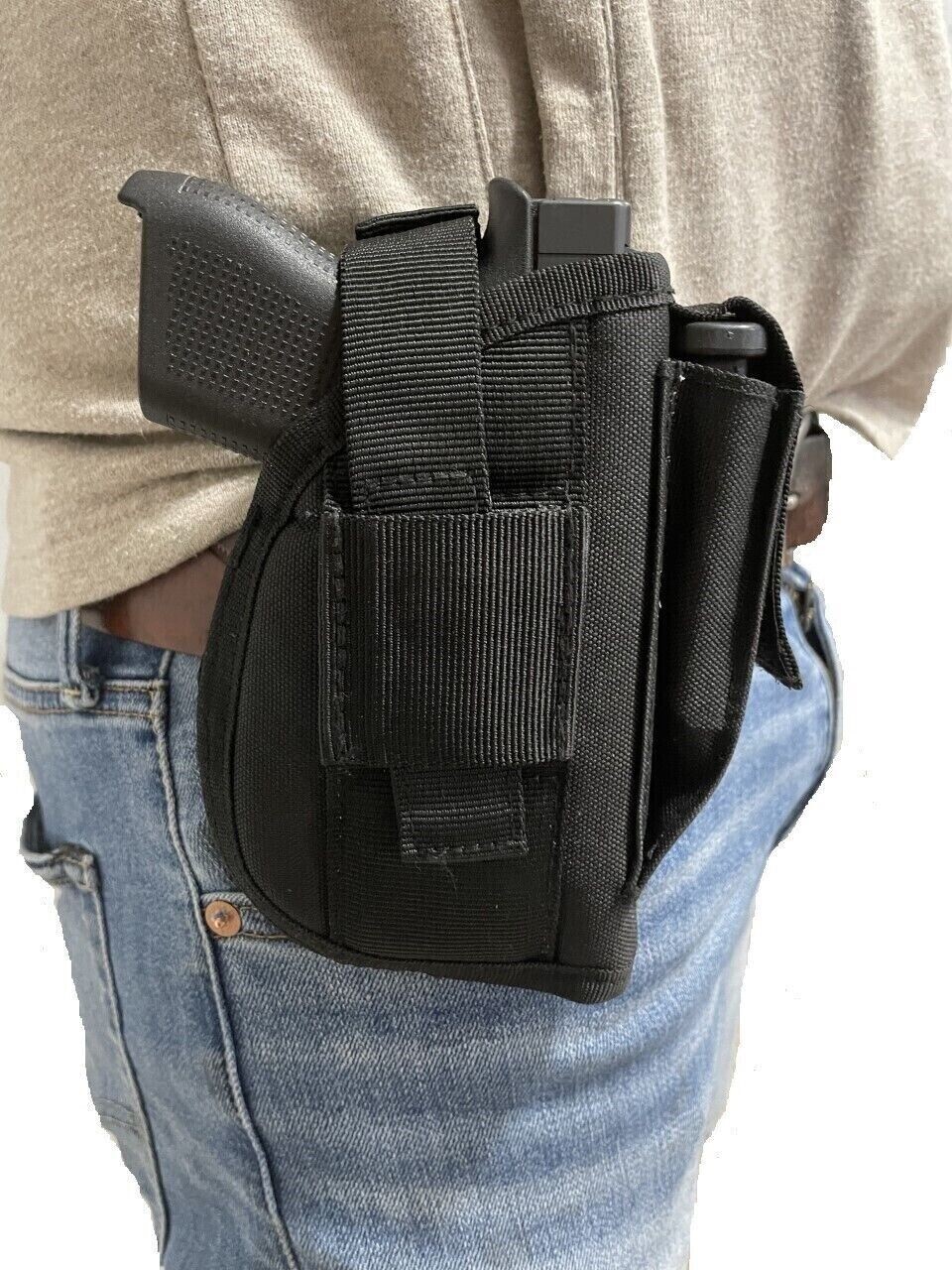 Holster For GLOCK 19,23,32 WITH TACTICAL FLASHLIGHT or LASER LIGHT COMBO