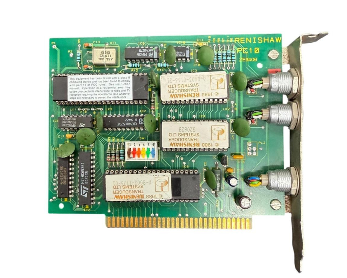 RENISHAW PC10 CARD ZE9406 A-8003-0166-31 M-8003-0170-02