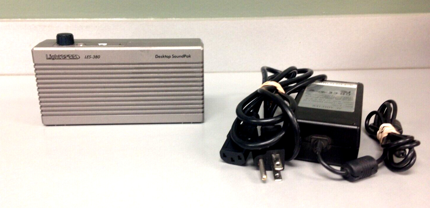 Lightspeed LES-380 Desktop Sound Pack w/Power Adapter Silver