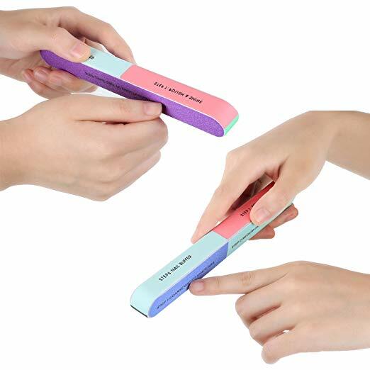 6-Piece Nail File Buffer Set - Manicure & Pedicure Sanding and Polishing Tools