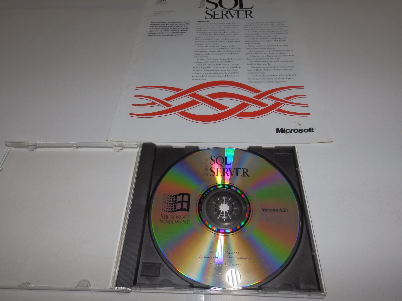 Vintage Software - Microsoft SQL Server v6.5 & v4.21 (full), v2000 EE (eval kit)