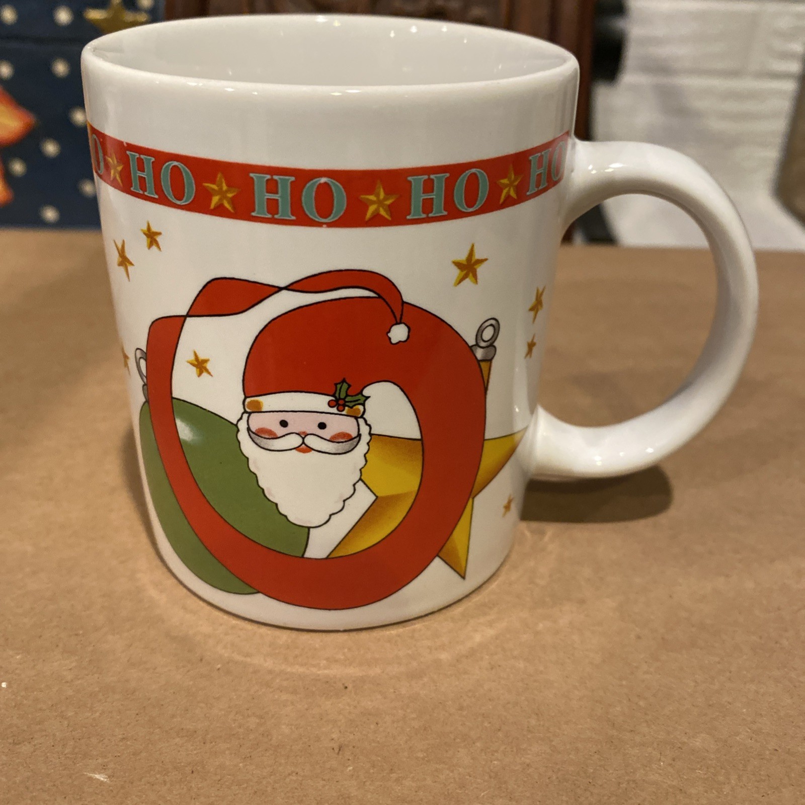 "Ho Ho Ho" Christmas Mug EUC
