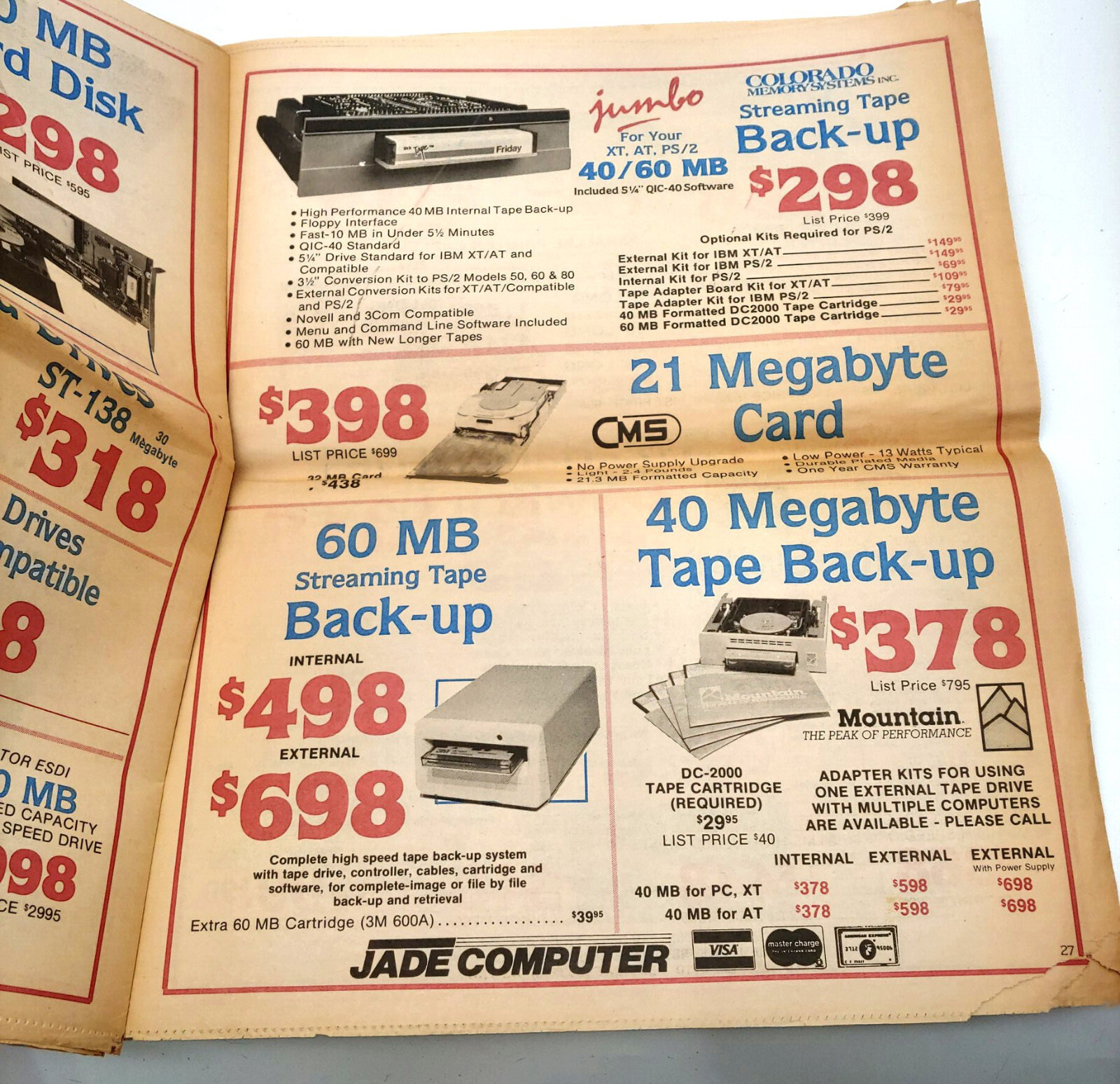 Spring 1989 Jade Computer Catalog (As-Is)
