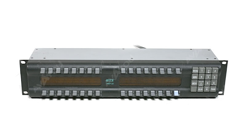 RTS Bosch PAP-32 PAP32PB Program IFB Assignment Panel 90007704000 Lever