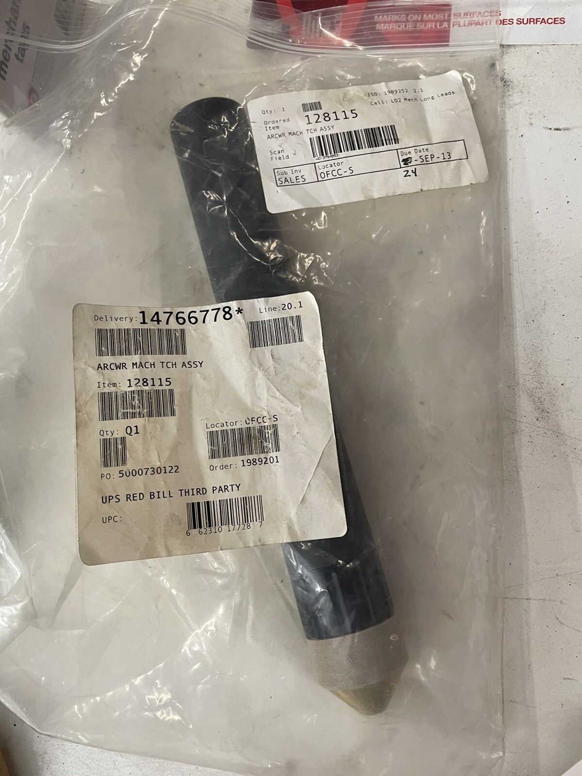 Hypertherm 128115 Arcwr Machine Torch Assembly
