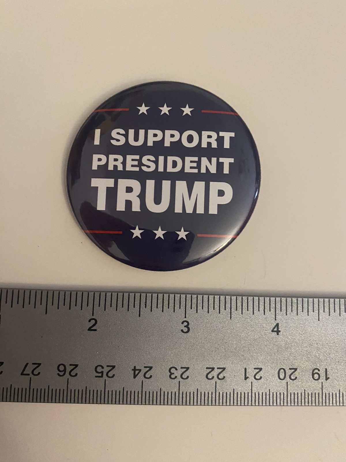 I Support President Trump Pin Back Button P83