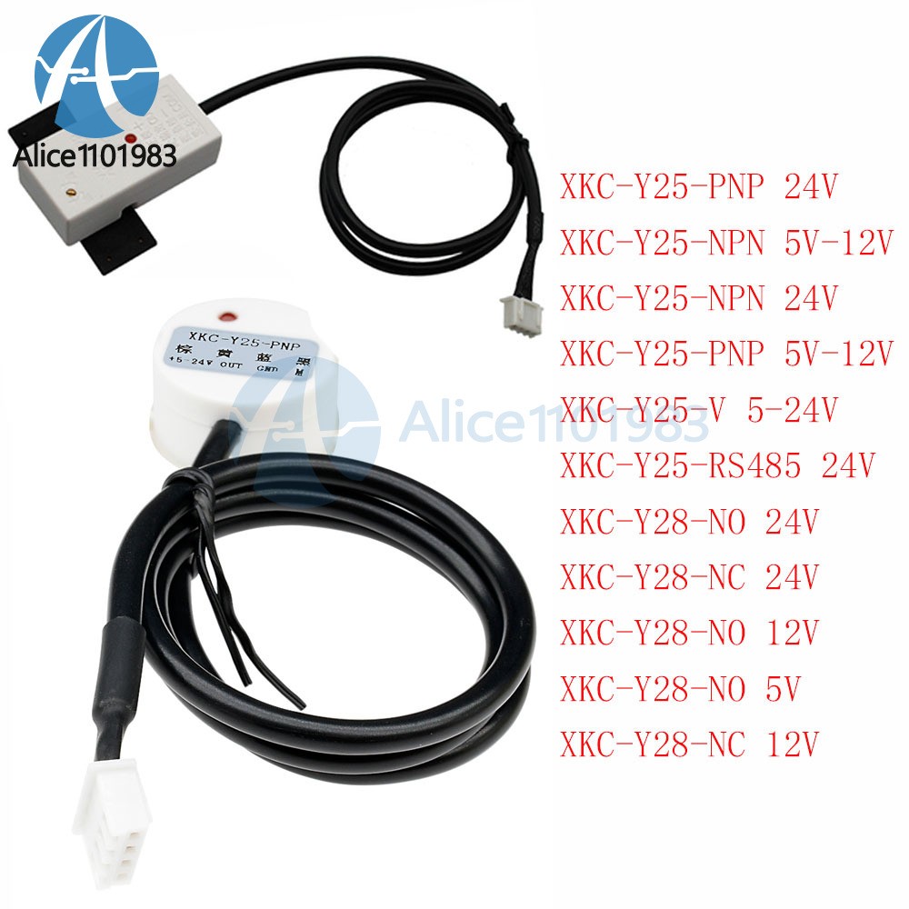 10pcs 12V 24V XKC-Y25-PNP XKC-Y28-NC Non-contact Liquid Level Detector Sensor