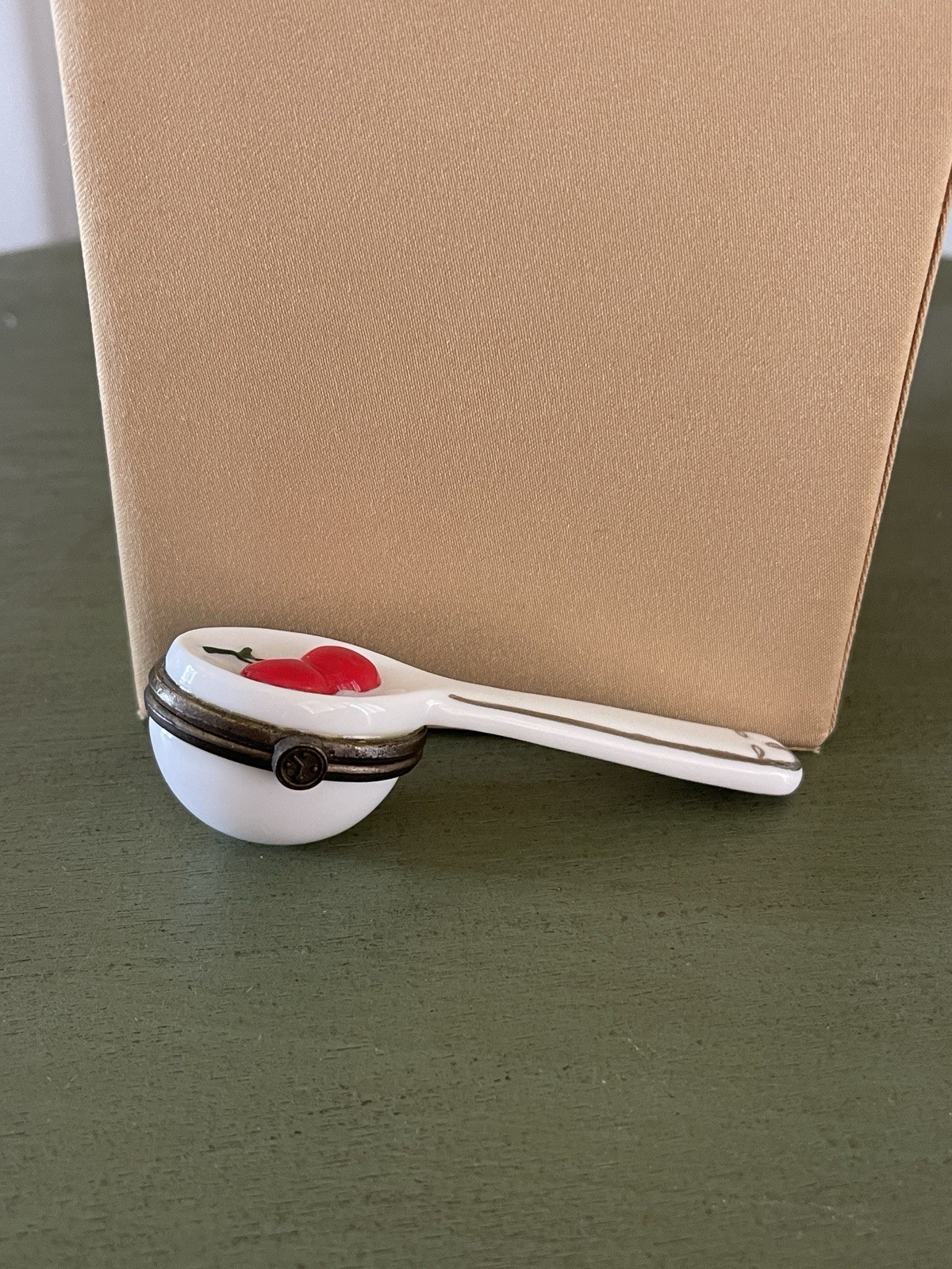dept 56 Cherries trinket box