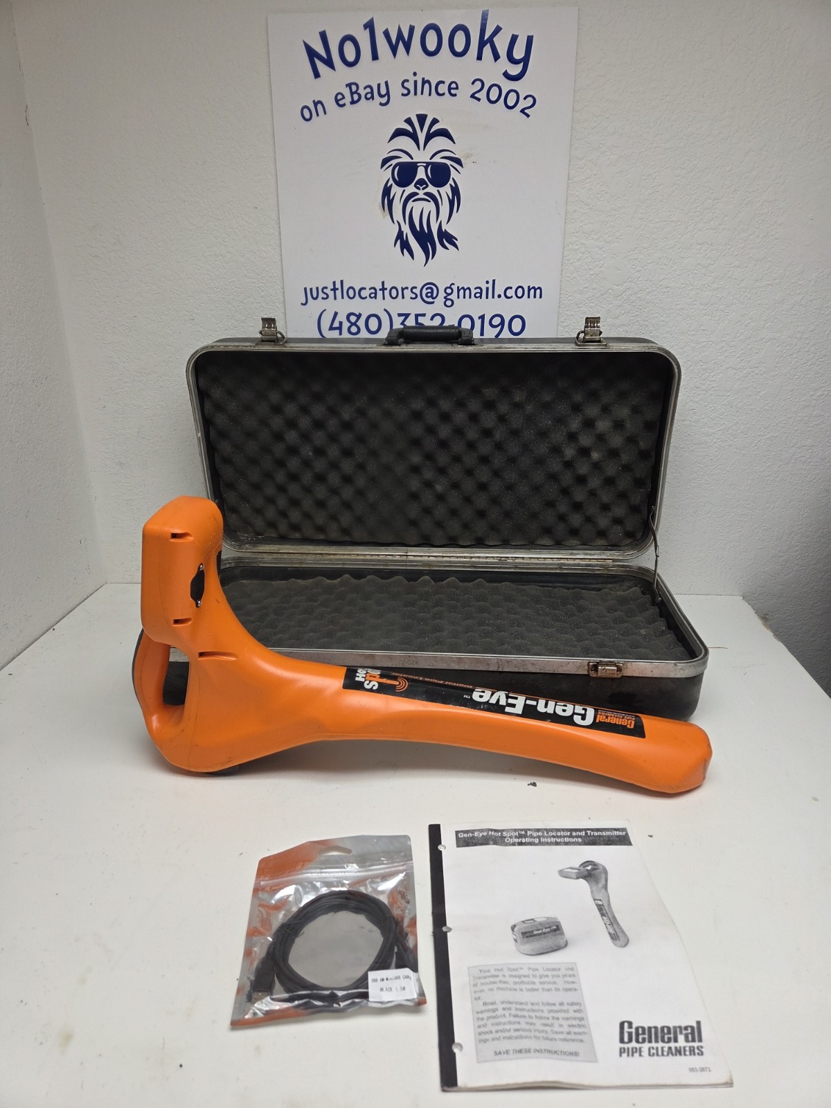Nice Gen Eye Hot Spot GL-100  Ridgid Spartan Sonde Sewer Camera Cable Locator 15