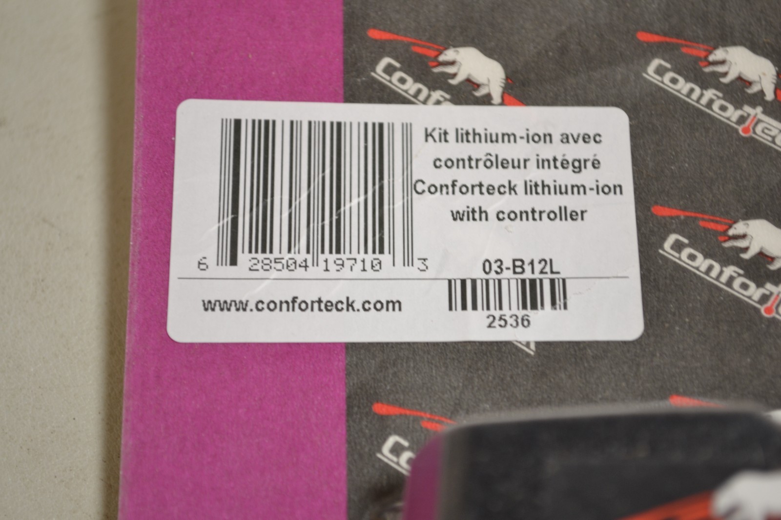 Conforteck Kit Lithium-ion 03-B12L