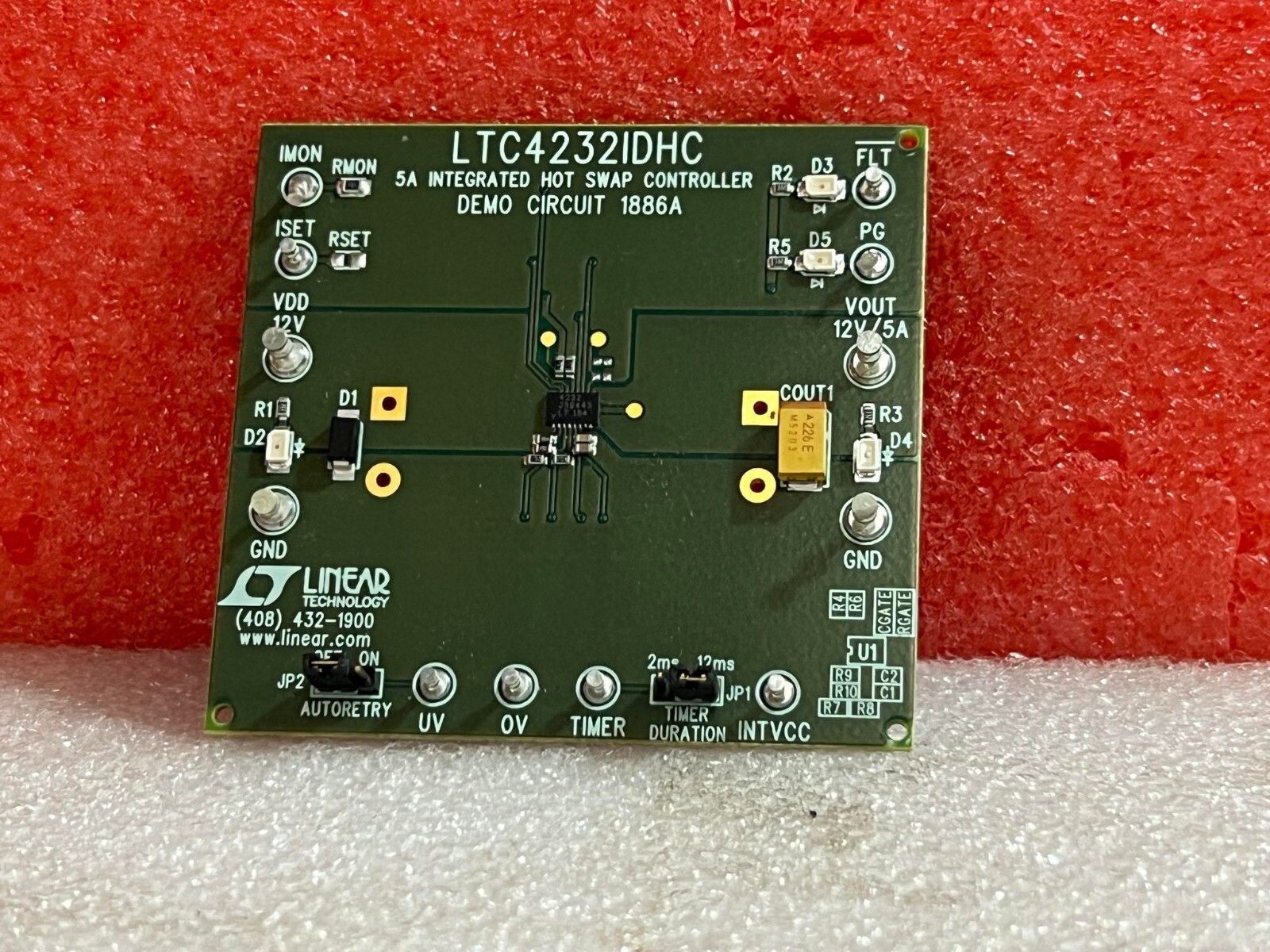LINEAR TECHNOLOGY LTC4232IDHC 5a Integrated Hot Swap Controller