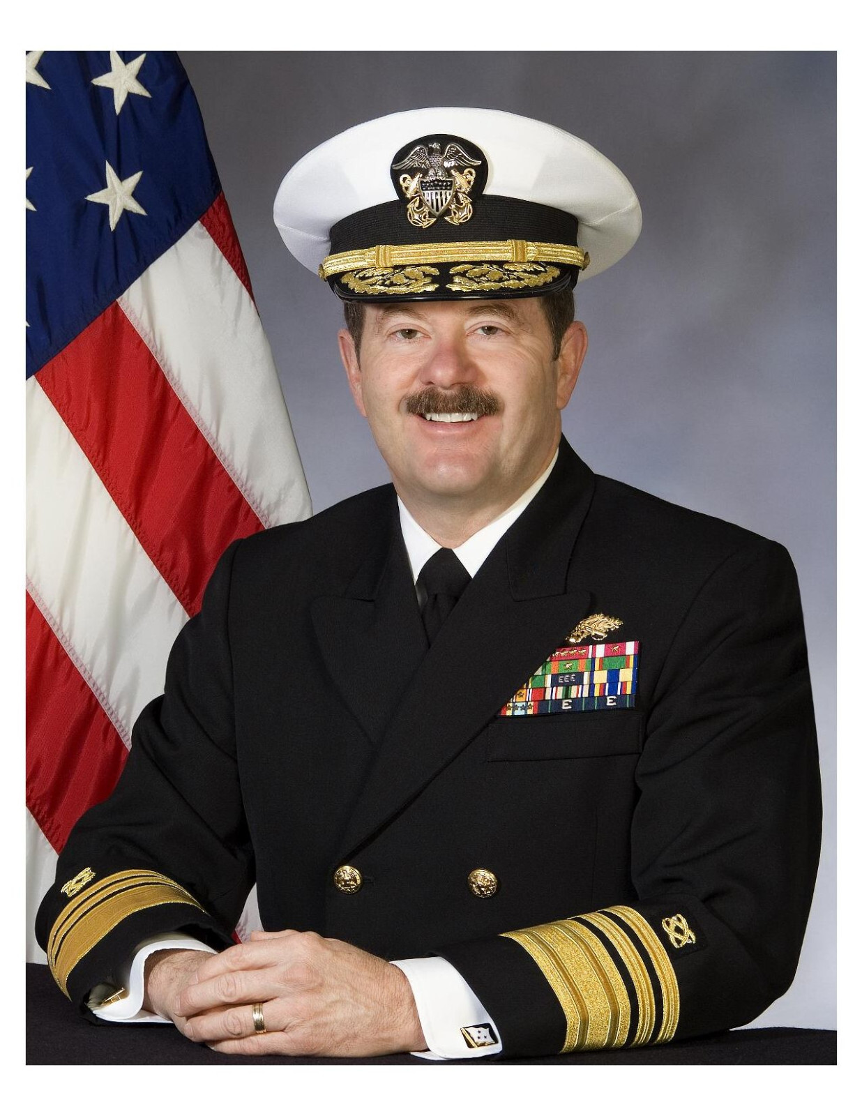 United States Navy Admiral Michael K. Loose 8x10 Photo On 8.5" x 11"