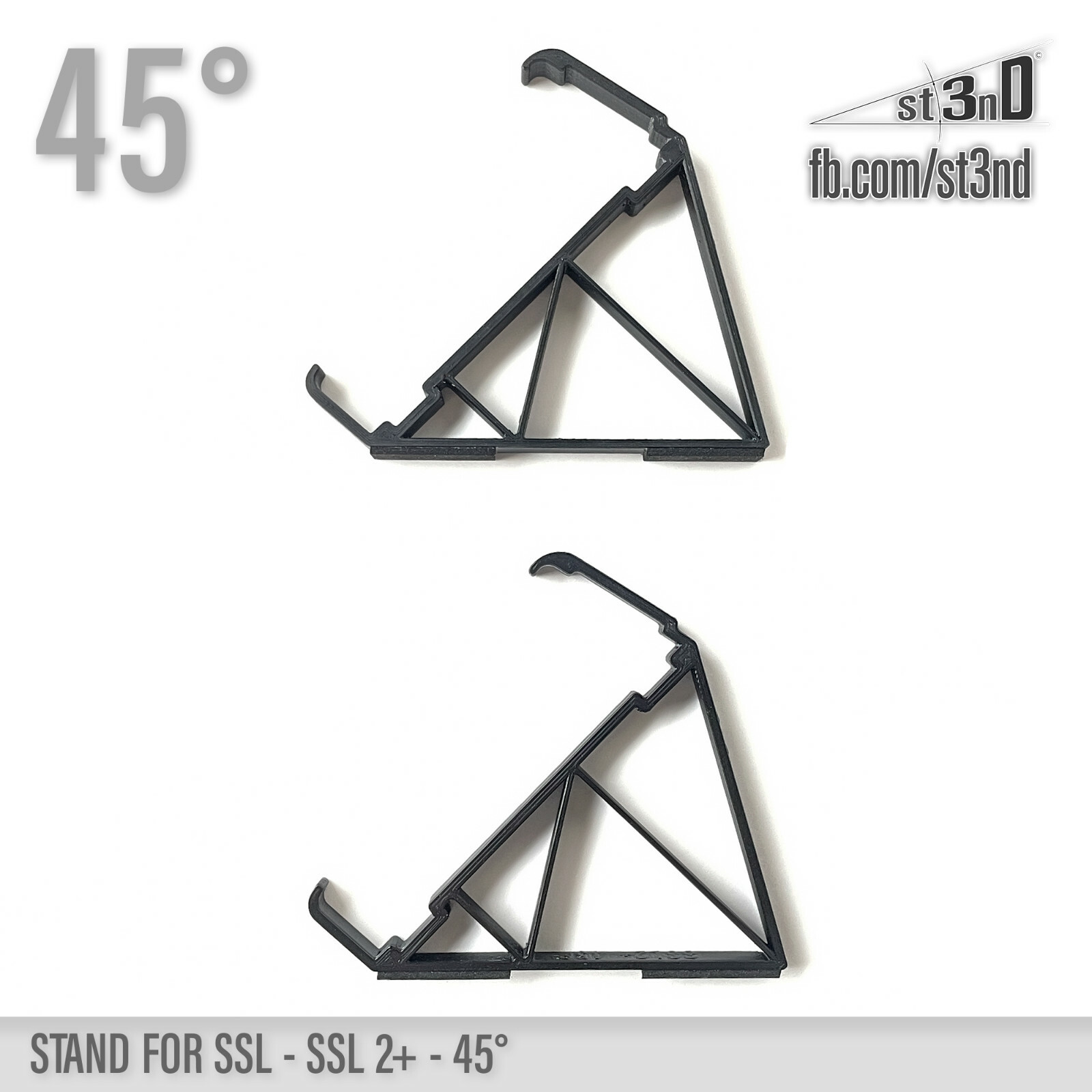 STAND for Solid State Logic SSL 2+ - Sound Card - 45°