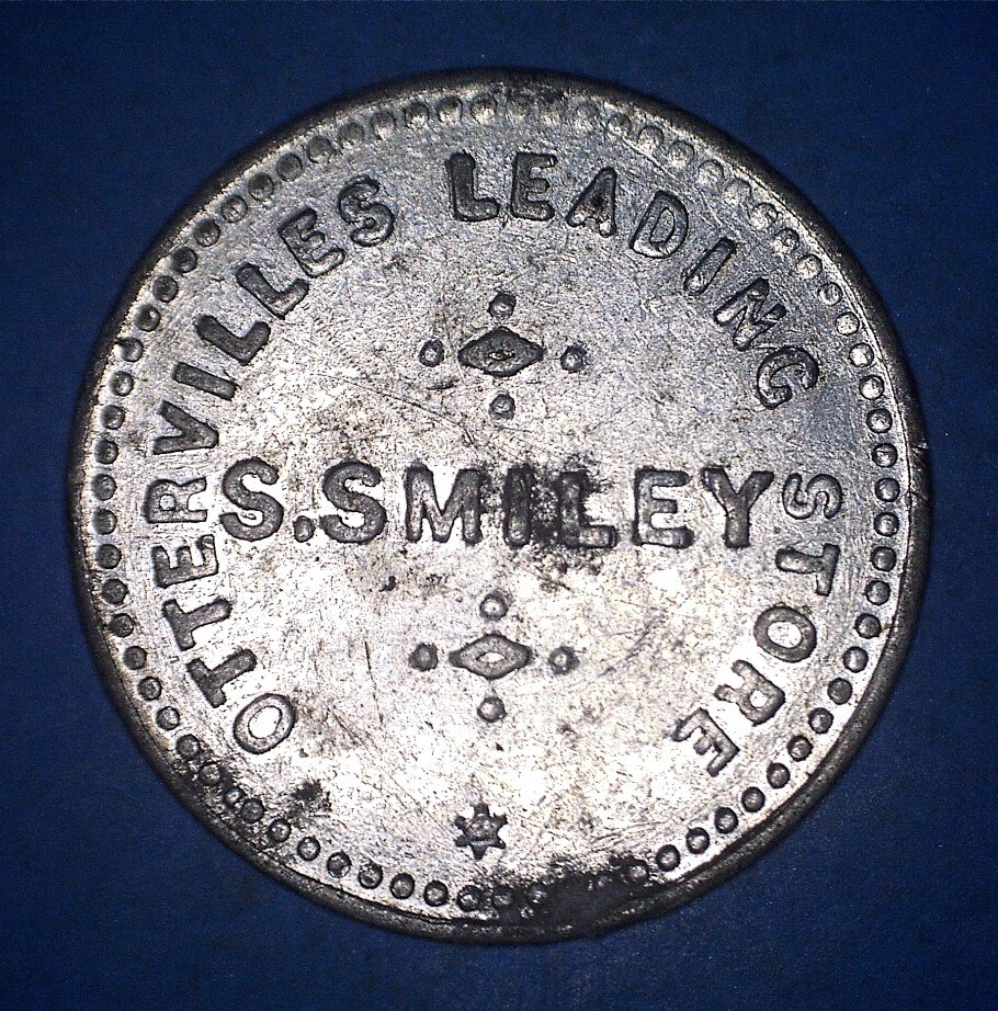S. SMILEY: OTTERVILLE (OXFORD COUNTY, ONTARIO) VERY SCARCE TOKEN - *11520483 🌈