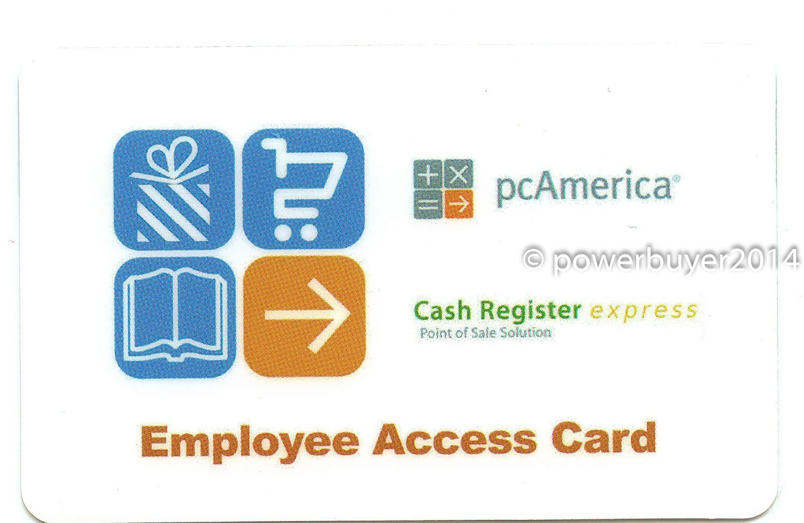 pcAmerica Employee Access Magnetic Swipe Cards (50 Pack) High Quality - NEW