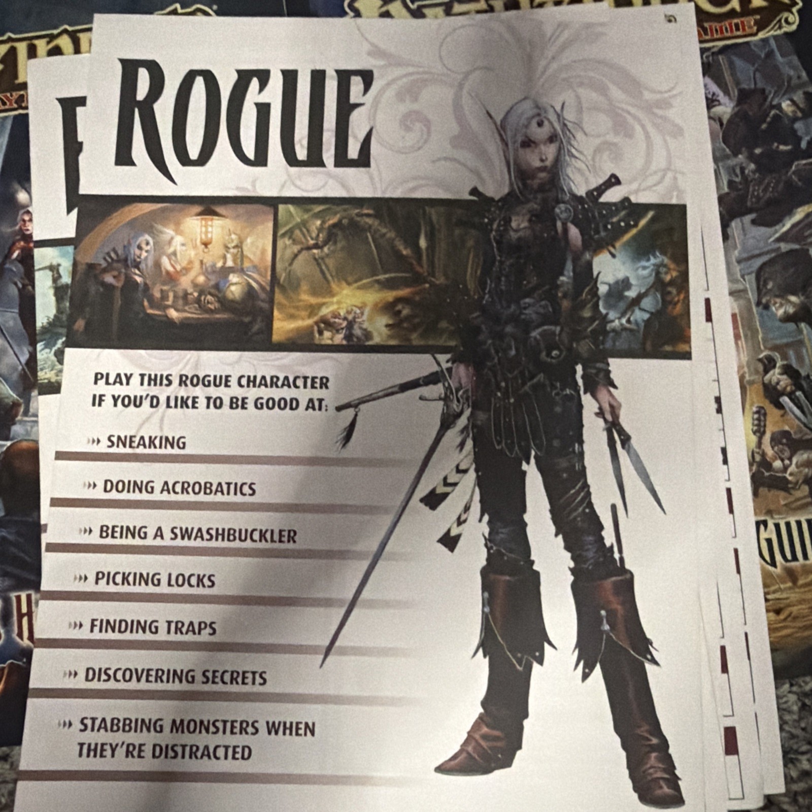 BOXED PATHFINDER ROLE Playing Game Parts Missing Board