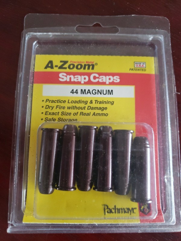 Pachmayr A-Zoom .44 Magnum Revolver Snap Cap - Red, Pack of 6