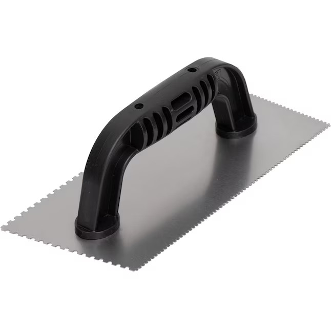 QLT by Marshalltown 1/8-in x 3/32-in x 1/8-in  steel U-notch Carpet Floor Trowel